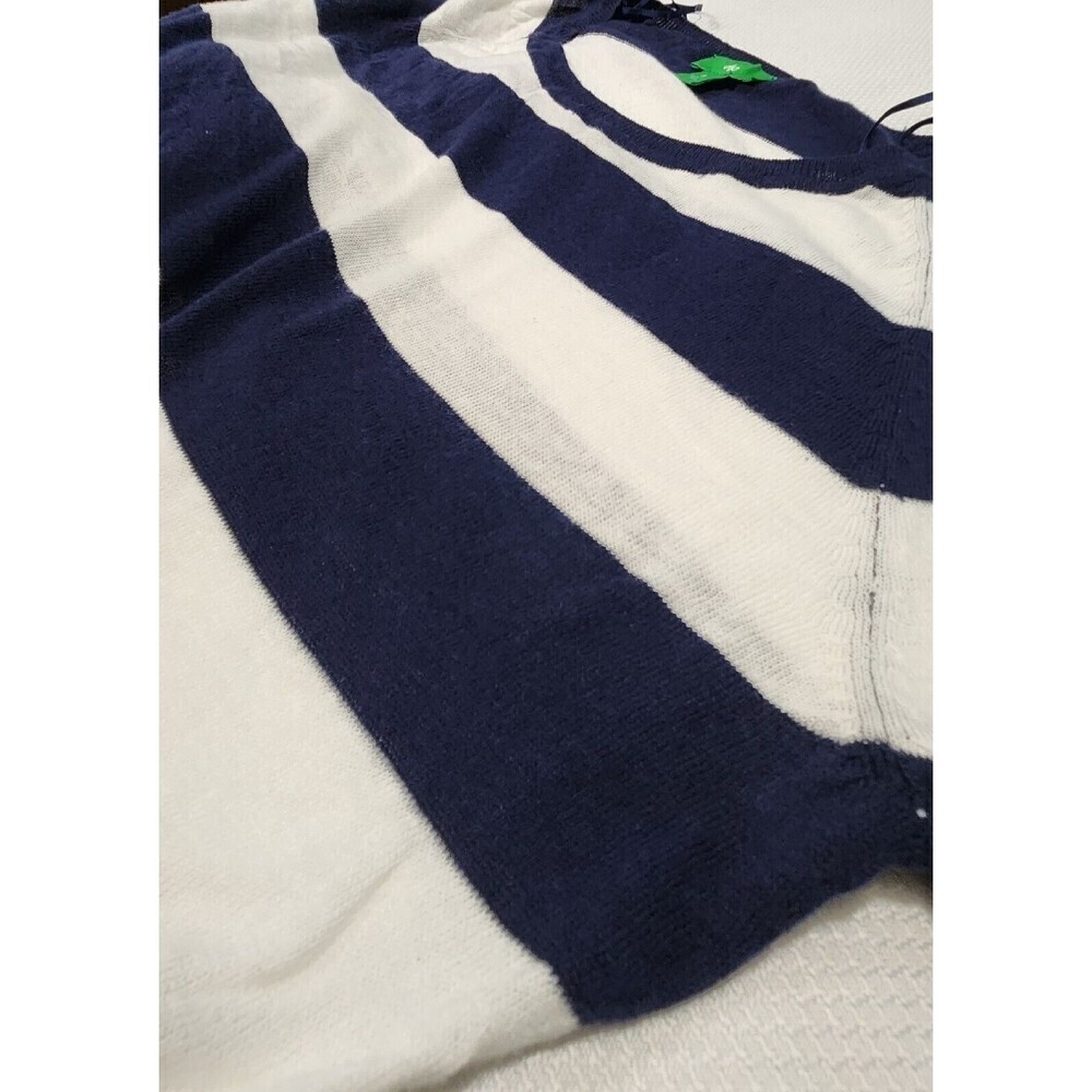 Dip Long sleeve Top Sweater For Women Lightweight Color Blue Navy White - Picture 5 of 11